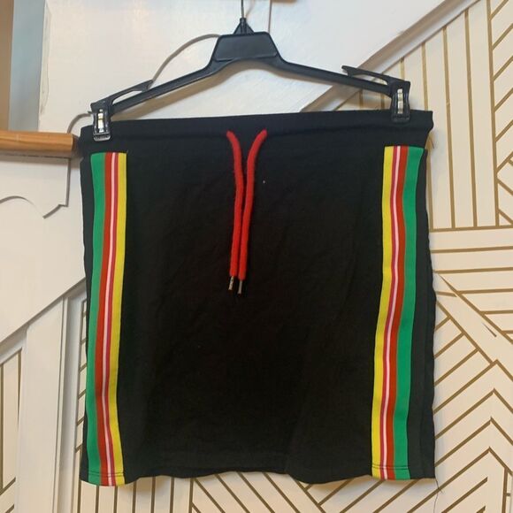 Zara Cotton Tie Waist Mini Skirt - Picture 2 of 4